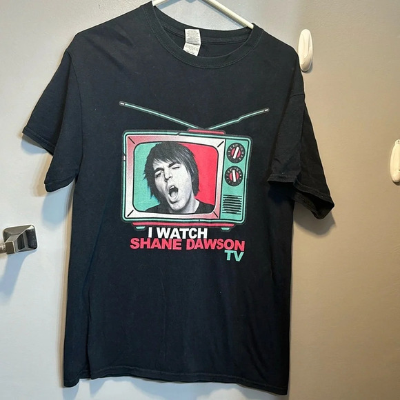 BUNDLE: vintage shane dawson youtuber tv shirt black size med & soft shell book - Picture 1 of 7